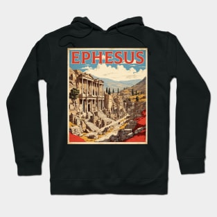 Ephesus Turkey Vintage Retro Travel Tourism Hoodie